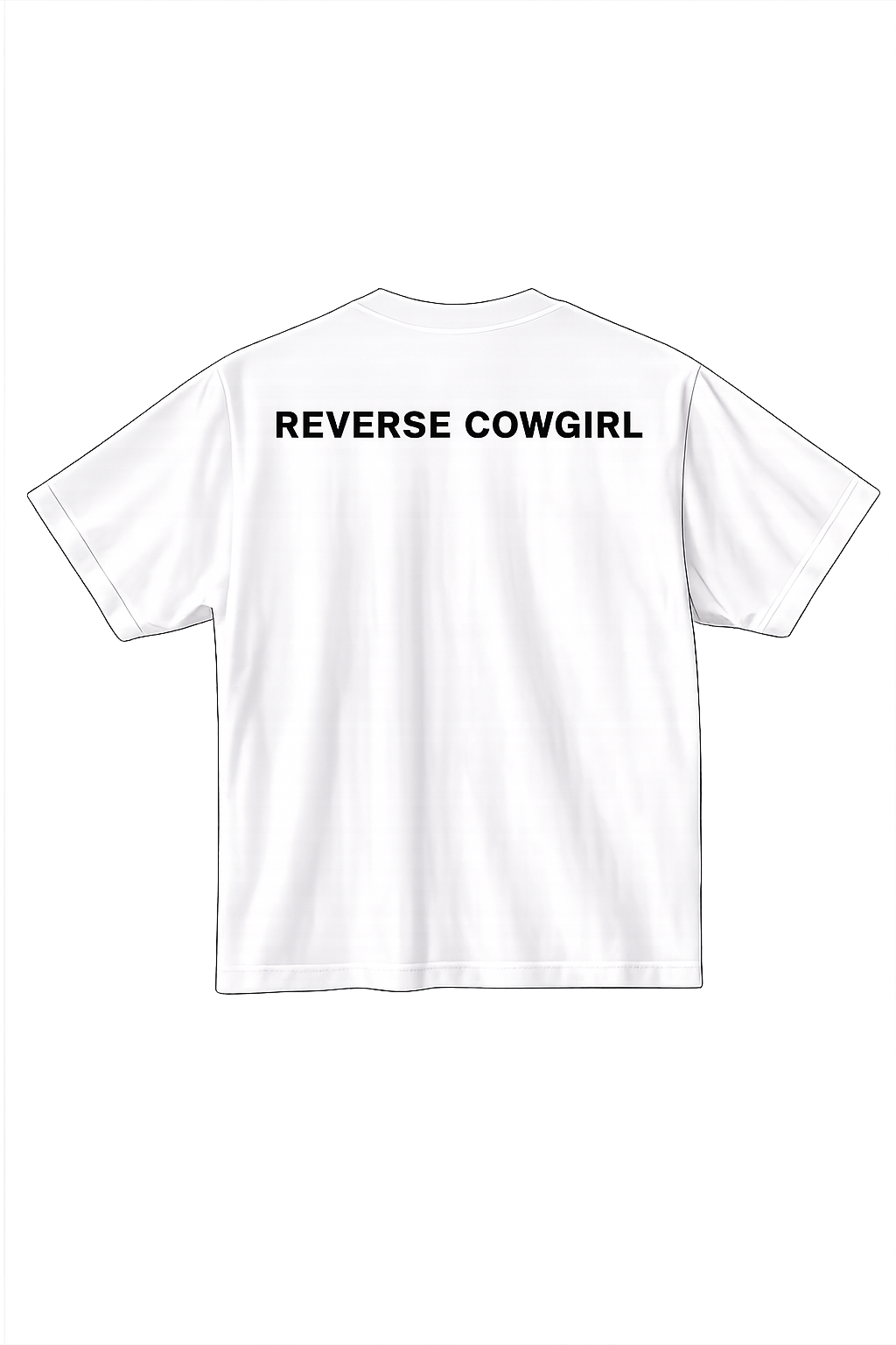 Reverse Cowgirl Tee — White