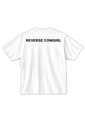 Reverse Cowgirl Tee — White