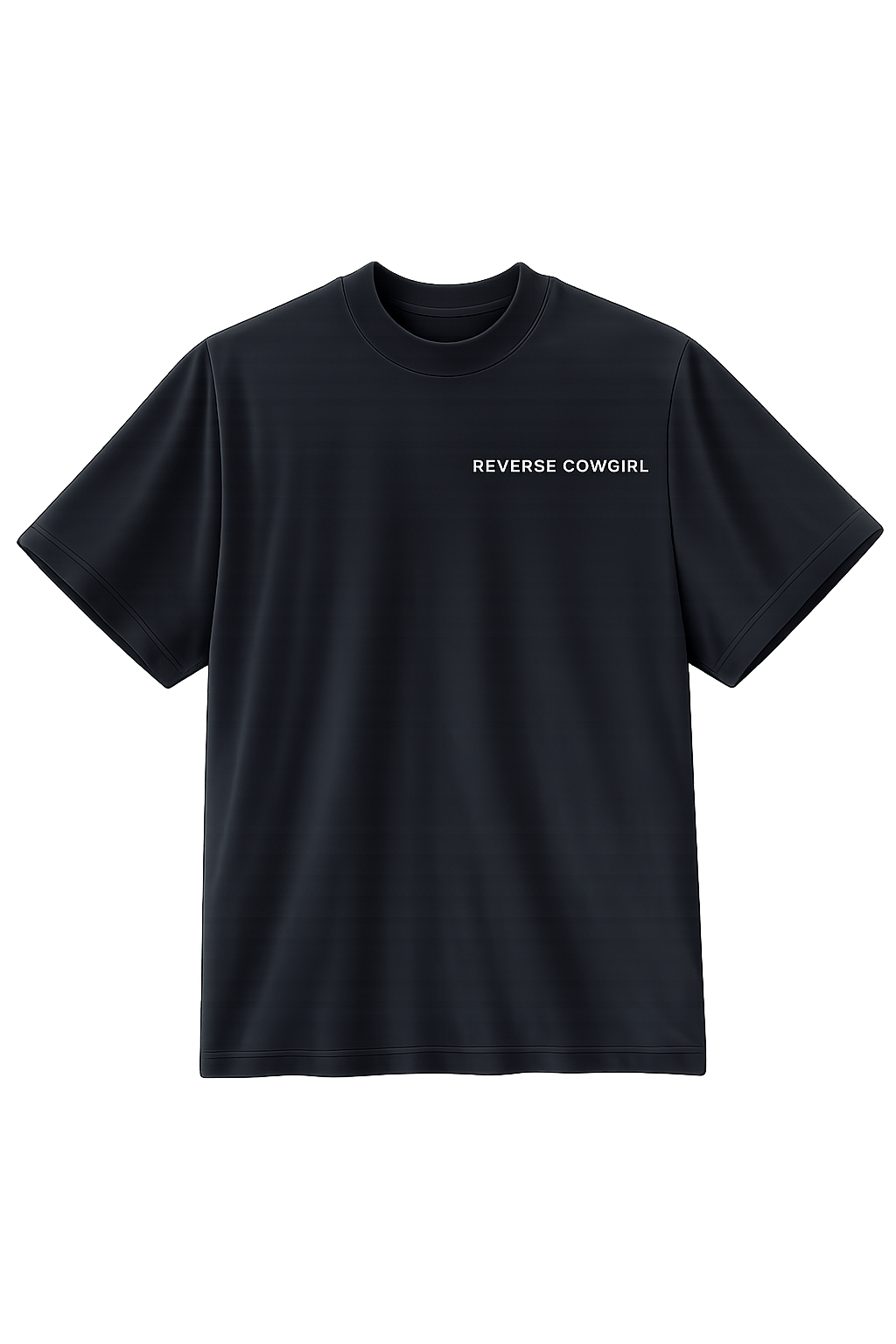 REVERSE COWGIRL BLACK TEE