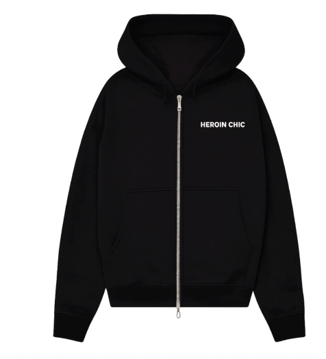 Heroin Chic Zip-Up — Black