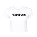Heroin Chic Baby Tee — White
