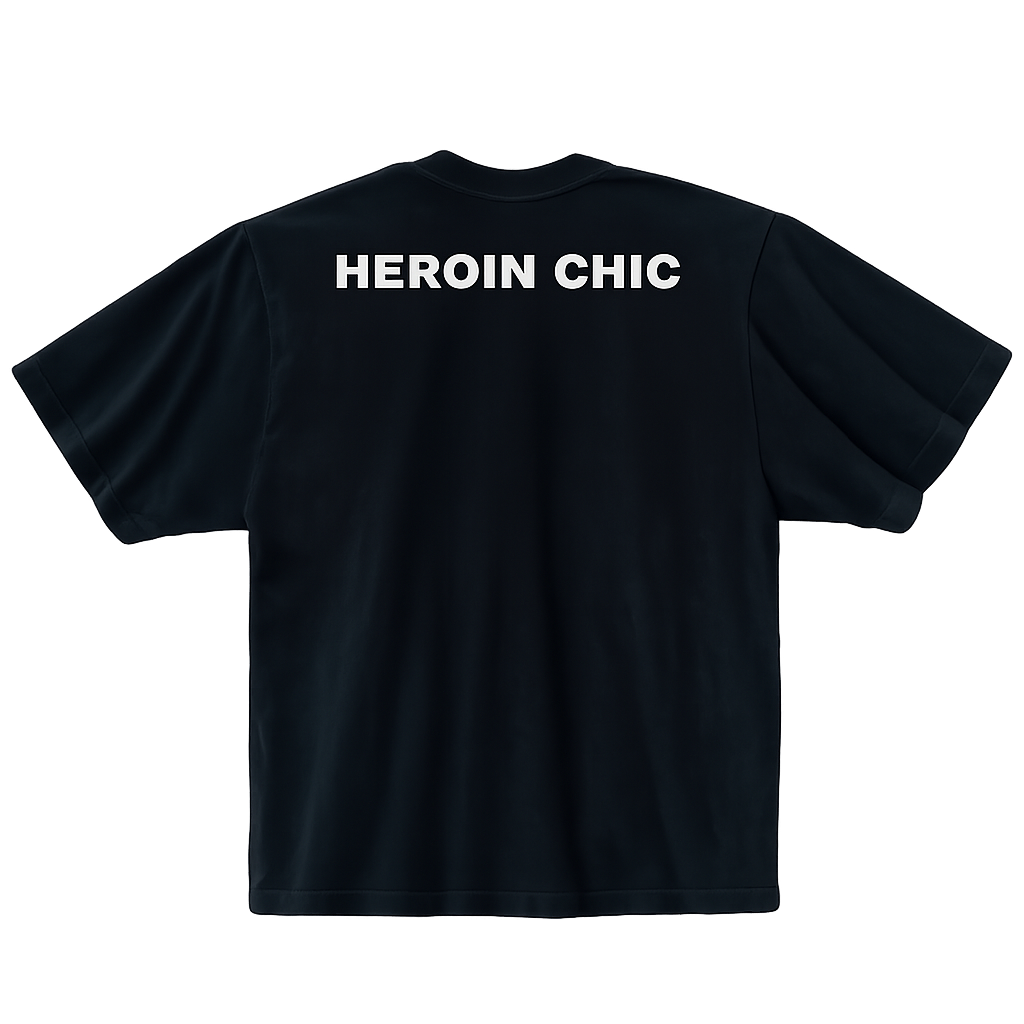 HEROIN CHIC BLACK TEE